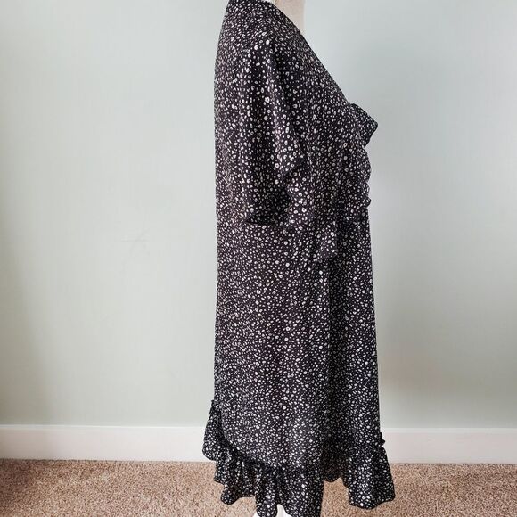 COSONEN WOMEN'S CASUAL RUFFLED TUNIC DRESS SIZE MEDIUM - Picture 5 of 6